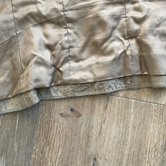 Double D Ranch Taupe Suede Jacket Whipstitch Studs - Picture 13 of 16